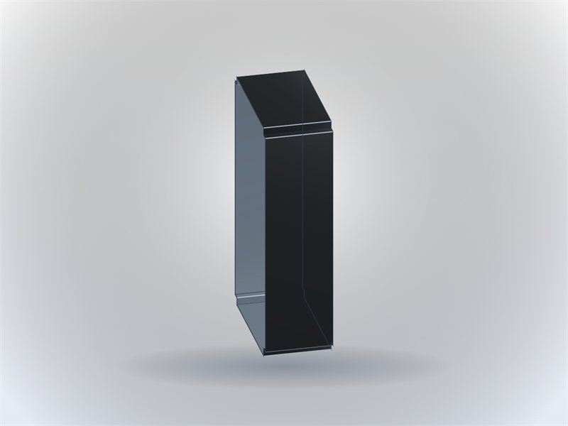 Rendu 3D : Cassette de façade