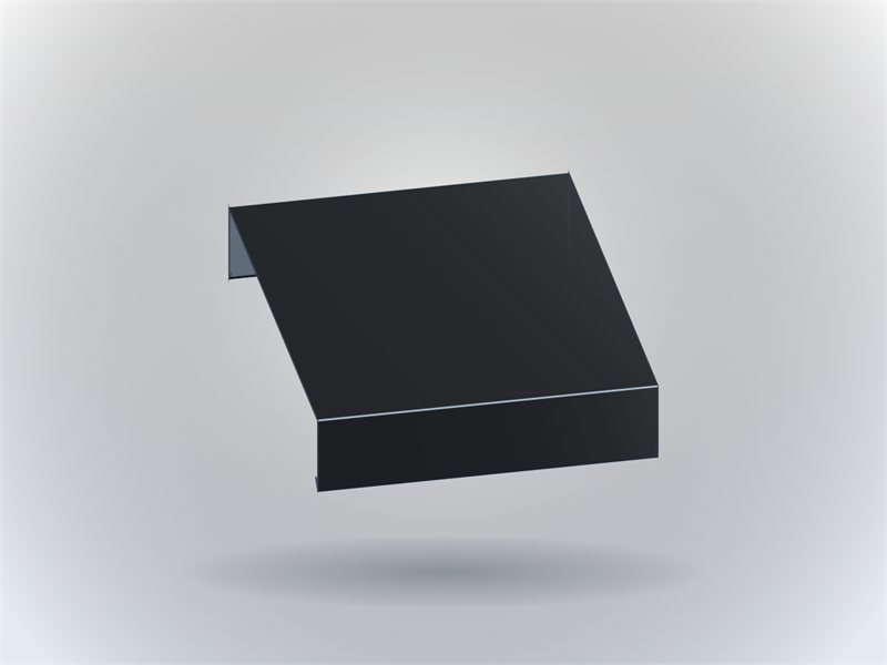 Rendu 3D : Couvertine 1 pente
