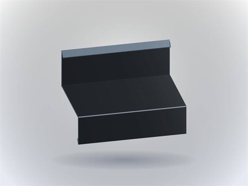 Rendu 3D : Équerre de déport d'ossature